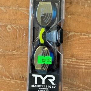 TYR Blackops 140 EV Mirrored Goggles - Yellow and Black